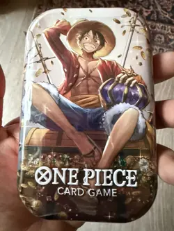 One Piece TS-02 Tin Pack New & Sealed (Monkey.D.Luffy Art) - Image 2