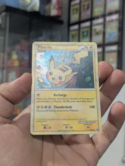Pokemon Card 2010 PIKACHU HGSS03 Holo Black Star Promo HeartGold SoulSilver NM/M - Image 3