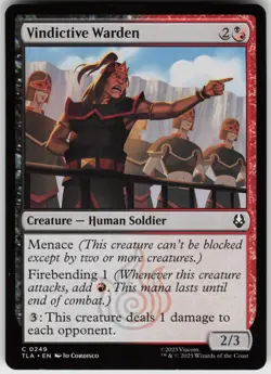 Vindictive Warden 249 Avatar: The Last Airbender C - Image 1