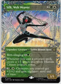 Silk, Web Weaver (Borderless) 215 Marvel's Spider-Man R - Image 1