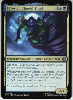 Foil Prowler, Clawed Thief 138 Marvel's Spider-Man U - Image 1