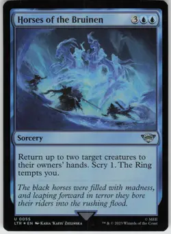 Foil Horses of the Bruinen 55 Universes Beyond: The Lord of the Rings: Tales of - Image 1