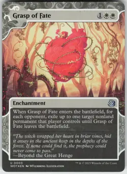 Foil Grasp of Fate 3 Wilds of Eldraine: Enchanting Tales U NM - Image 1