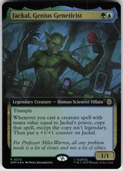 Foil Jackal, Genius Geneticist (Extended Art) 272 Marvel's Spider-Man R - Image 1