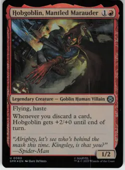 Foil Hobgoblin, Mantled Marauder 80 Marvel's Spider-Man U - Image 1