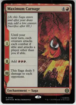 Foil Maximum Carnage 83 Marvel's Spider-Man R - Image 1