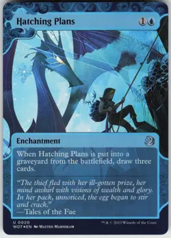 Foil Hatching Plans 20 Wilds of Eldraine: Enchanting Tales U - Image 1