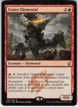 Crater Elemental 132 Dragons of Tarkir R NM - Image 1