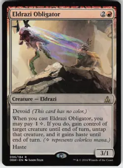 Eldrazi Obligator 96 Oath of the Gatewatch R NM - Image 1