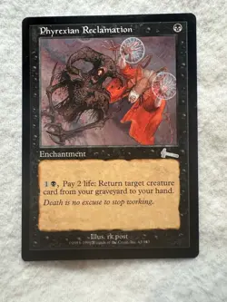 MTG - Phyrexian Reclamation - NM - Urza's Legacy #63 - Uncommon - EN - Regular - Image 1