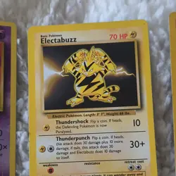 Pokemon TCG Vintage Card Lot Butterfree Nidorino Electabuzz Rhydon Togepi 1999 … - Image 3