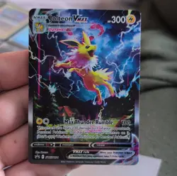 Pokemon Jolteon VMAX Full Art Holo Promo SWSH184 300 HP Lightning Card - Image 1