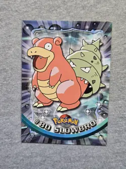 Slowbro #80 Pokemon 2000 Topps TV Animation Blue Label - Image 1