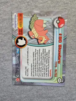Slowbro #80 Pokemon 2000 Topps TV Animation Blue Label - Image 2
