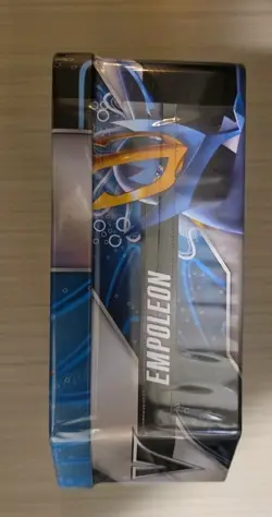 Pokemon TCG V Strikers EMPOLEON V Tin 5 Booster Card Packs Factory Sealed NEW 820650809552 - Image 2