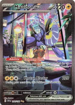 POKEMON Miraidon ex #244/198 Holofoil SV01: Scarlet & Violet Base Set NM - Image 1