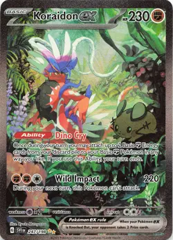 POKEMON Koraidon ex #247/198 Holofoil SV01: Scarlet & Violet Base Set NM - Image 1
