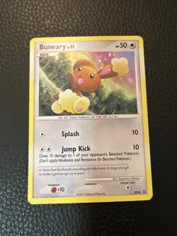 * Buneary DP06 Holo Rare Black Star Promo Pokemon Diamond & Pearl Vintage 07' LP - Image 1