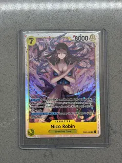 Nico Robin EB03-055 SR Foil English One Piece TCG Card Near Mint - Image 1