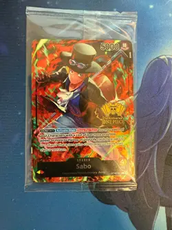One Piece 2nd Anniversary Tournament Winner Leader Pack Ace Sabo Luffy Sealed - Image 1