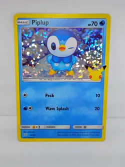 Piplup Holo 20/25 McDonald's 25th Anniversary Promos Pokemon Card - Image 1