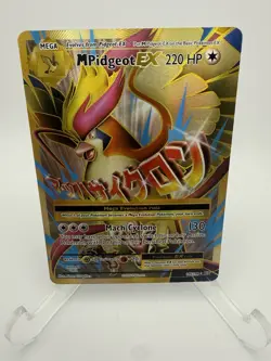 Pokemon M Pidgeot EX Evolutions Full Art Ultra Rare Holo Card 105/108 220 HP 130 - Image 2
