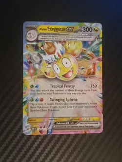 Pokemon Card Alolan Exeggutor ex 133/191 Double Rare Surging Sparks Near Mint - Image 1