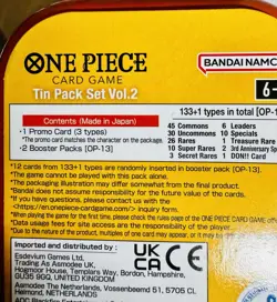 One Piece Card Game – Tin Pack Set Vol.2 Card Lot - Tin NOT Included - Image 3