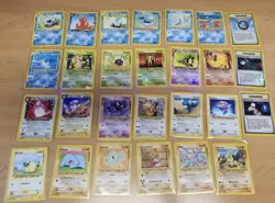 Pokemon Neo Destiny Lot – 27 Cards – Light & Dark Pokemon – Non-Holo - Image 1
