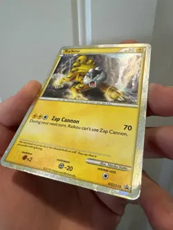 Raikou HGSS19 Holo Swirl Top Promo Card - Image 3