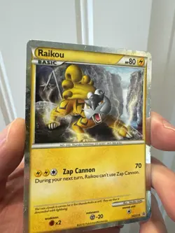Raikou HGSS19 Holo Swirl Top Promo Card - Image 5