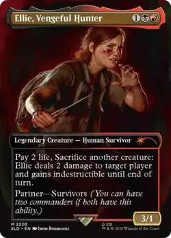 Ellie, Vengeful Hunter - Near Mint MTG Secret Lair - Image 1