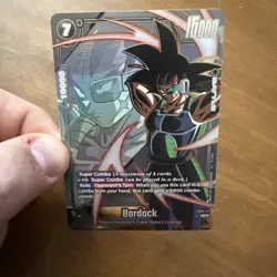 Bardock FB08-111 Gold Alternate Art Saiyan's Pride Dragon Ball English Card Fusi - Image 2
