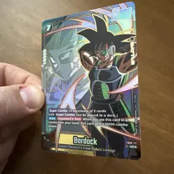 Bardock FB08-111 Gold Alternate Art Saiyan's Pride Dragon Ball English Card Fusi - Image 3
