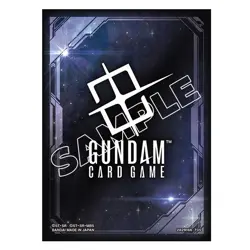 GUNDAM CARD GAME - Official Card Sleeves EX Space Black (EVX03) - SEALED/NEW - Image 1