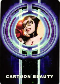 HARLEY QUINN Cartoon Beauty HOLOGRAPHIC Goddess Story Custom Art Card - Image 2