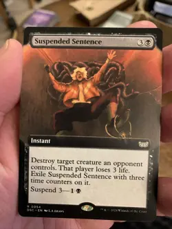 MTG Suspended Sentence 0054 | EXTENDED ART RARE | NM Near Mint | DSC | 2024 - Image 1