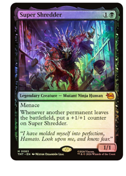 Super Shredder - Foil Teenage Mutant Ninja Turtles MTG - Image 1