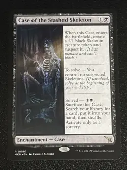 MTG Murders at Karlov Manor Case of the Stashed Skeleton 0080 NM Rare - Image 1