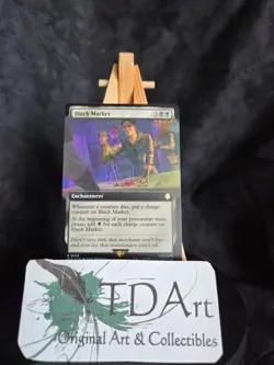 BLACK MARKET ~ NM ~ MTG Magic - 0463 PIP Fallout EXTENDED Art - Image 1