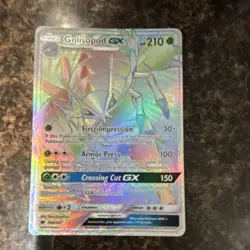 Pokemon Golisopod GX Full Art Secret Rare Holo 210 HP Sm-Burning Shadows 148/147 - Image 1