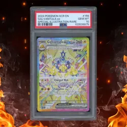 Pokemon Stellar Crown GALVANTULA EX 168/142 Special Illustration Rare PSA 10 - Image 1
