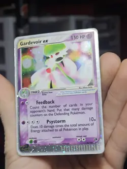 Gardevoir EX HOLO Sandstorm Pokemon TCG 96/100 HP/DMG Raw Ungraded 2003 - Image 2
