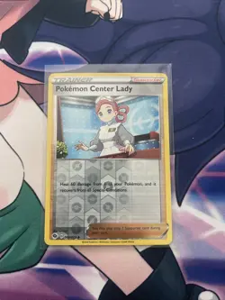 Pokemon Center Lady 060/073 Reverse Holo Mint Pokemon - Champion's Path - Image 1