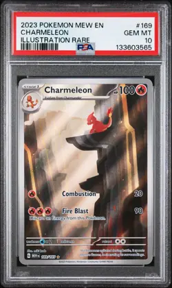 Pokemon Charmeleon 169/165 IR Scarlet & Violet 151 PSA 10 GEM MT - Image 1