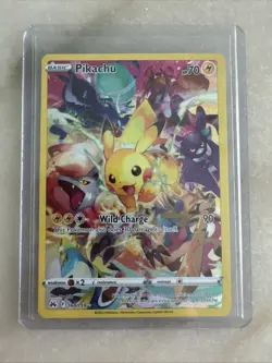 Pokemon TCG Pikachu Crown Zenith 160/159 Full-art Rare Texture Foil- NM - Image 3