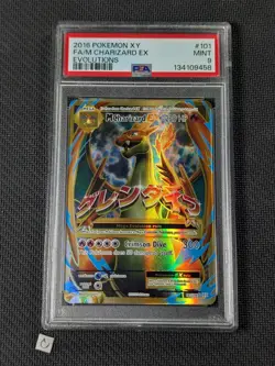 M Charizard Ex 101/108 XY Evolutions PSA 9 Full Art Ultra Rare Pokemon TCG - Image 1