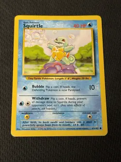 Squirtle 63/102 - Pokemon Base Set Unlimited 3 - Image 1