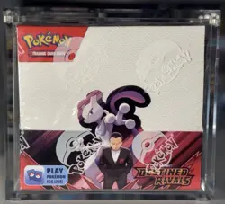 Destined Rivals Booster Box Sealed with Acrylic: Pokemon Scarlet & Violet - Image 1