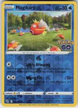 PO-06 Reverse Holo Magikarp 021/078 Common Pokemon GO - Image 1